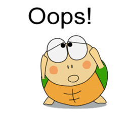 Kame-jiro In English sticker #11909601