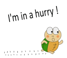 Kame-jiro In English sticker #11909602