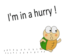 Kame-jiro In English sticker #11909602