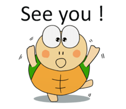 Kame-jiro In English sticker #11909605