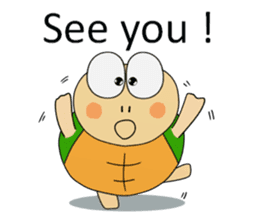 Kame-jiro In English sticker #11909605