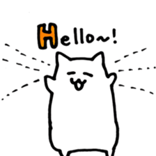 shiromeneko sticker #11909608