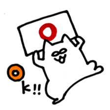 shiromeneko sticker #11909612