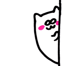 shiromeneko sticker #11909621