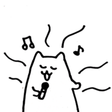 shiromeneko sticker #11909625