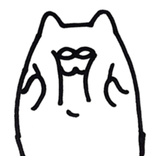 shiromeneko sticker #11909626