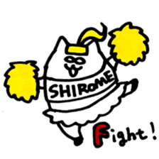 shiromeneko sticker #11909628