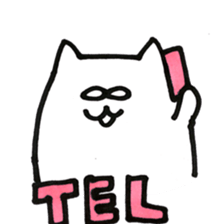 shiromeneko sticker #11909629