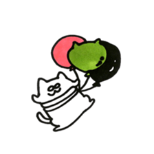 shiromeneko sticker #11909638