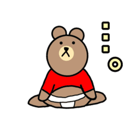 Fat bearsticker sticker #11909713