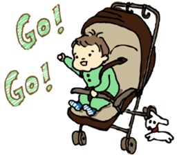 ata 5 months to 8 months baby record sticker #11909816