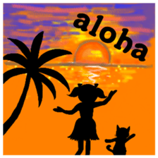 cat and girl part6 sticker #11910280