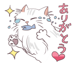 Chinchilla Silver cat Sticker sticker #11911196