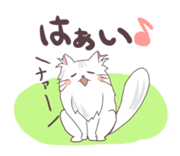 Chinchilla Silver cat Sticker sticker #11911200