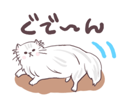 Chinchilla Silver cat Sticker sticker #11911210