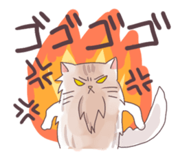 Chinchilla Silver cat Sticker sticker #11911216