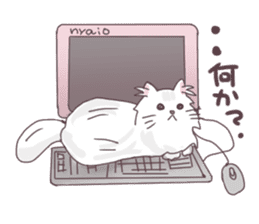 Chinchilla Silver cat Sticker sticker #11911226