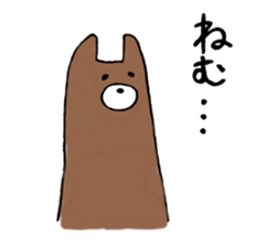 a rabbit laughts 3 sticker #11911290