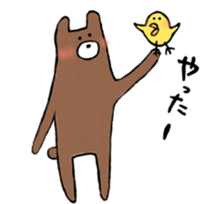 a rabbit laughts 3 sticker #11911293