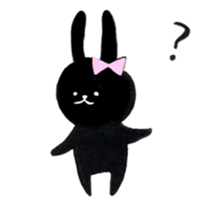 a rabbit laughts 3 sticker #11911297