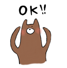 a rabbit laughts 3 sticker #11911300