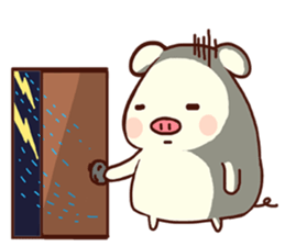 Bunbun pig sticker #11911475