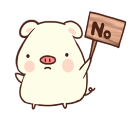 Bunbun pig sticker #11911476