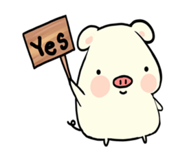 Bunbun pig sticker #11911477