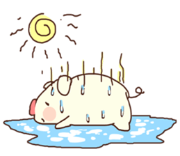 Bunbun pig sticker #11911479
