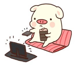 Bunbun pig sticker #11911486