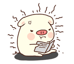 Bunbun pig sticker #11911490