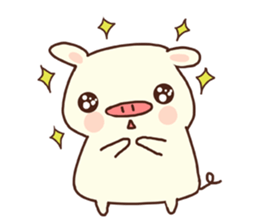 Bunbun pig sticker #11911492