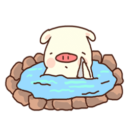 Bunbun pig sticker #11911499