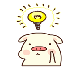 Bunbun pig sticker #11911501