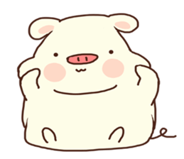 Bunbun pig sticker #11911504