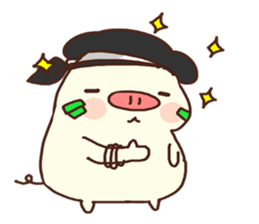 Bunbun pig sticker #11911505