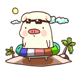 Bunbun pig sticker #11911508