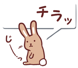 Divided Ireland, heartwarming rabbit sticker #11912453