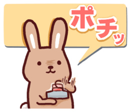 Divided Ireland, heartwarming rabbit sticker #11912454