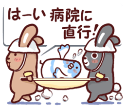 Divided Ireland, heartwarming rabbit sticker #11912457