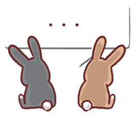 Divided Ireland, heartwarming rabbit sticker #11912458