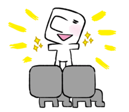 japanese gymnastic formation sticker #11912476