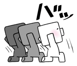 japanese gymnastic formation sticker #11912495
