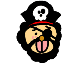 heppoko pirates sticker #11912632