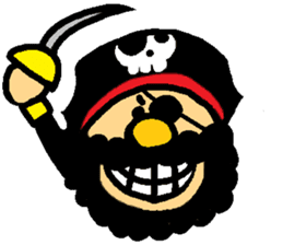 heppoko pirates sticker #11912634