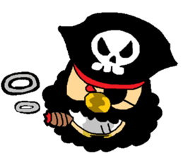 heppoko pirates sticker #11912635