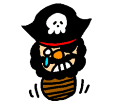 heppoko pirates sticker #11912668
