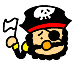 heppoko pirates sticker #11912669