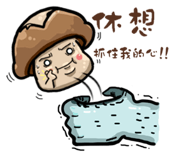 Mushrooms chicken corn sticker #11912794