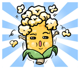 Mushrooms chicken corn sticker #11912797